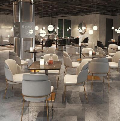 Хорошая цена Modern Light Luxury bar Pub Restaurant Sofa Booth Dining Table and Chair Combination Furniture онлайн