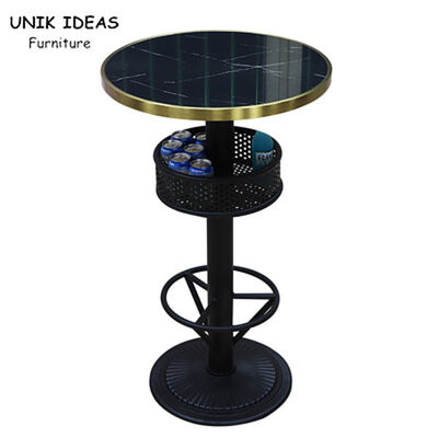 Хорошая цена Таблица 2 бистро человека черных высокая верхняя устанавливает древесину на открытом воздухе металла встречную высокорослый онлайн