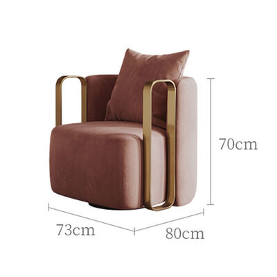 Хорошая цена Комната прожития гостиницы виллы квартиры акцента кожаного одиночного кресла Seater белая онлайн