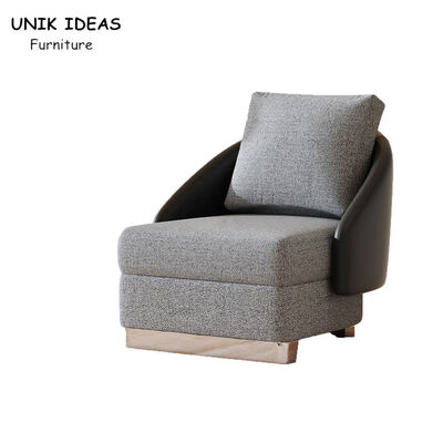 Хорошая цена Серый цвет итальянские 78cm стула акцента Wingback софы Seater черного серого цвета высокий задний одиночный онлайн