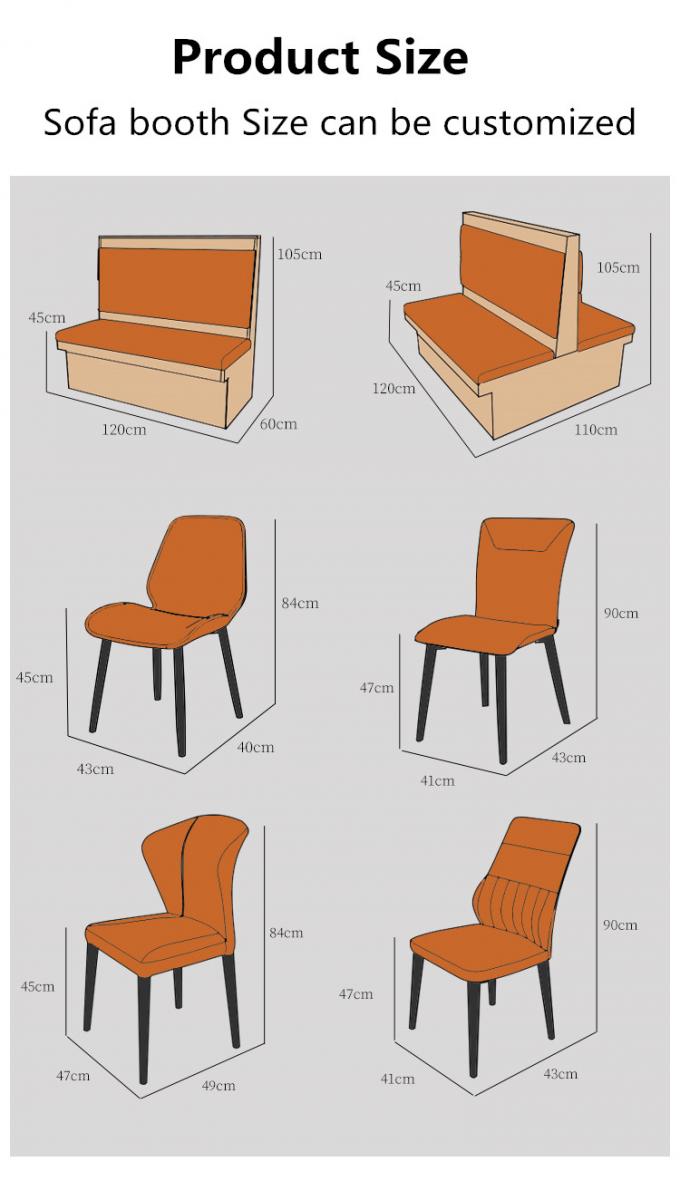 Таблица кафа нового веяния установила будочки ресторана металла стульев ресторана коммерчески с таблицами